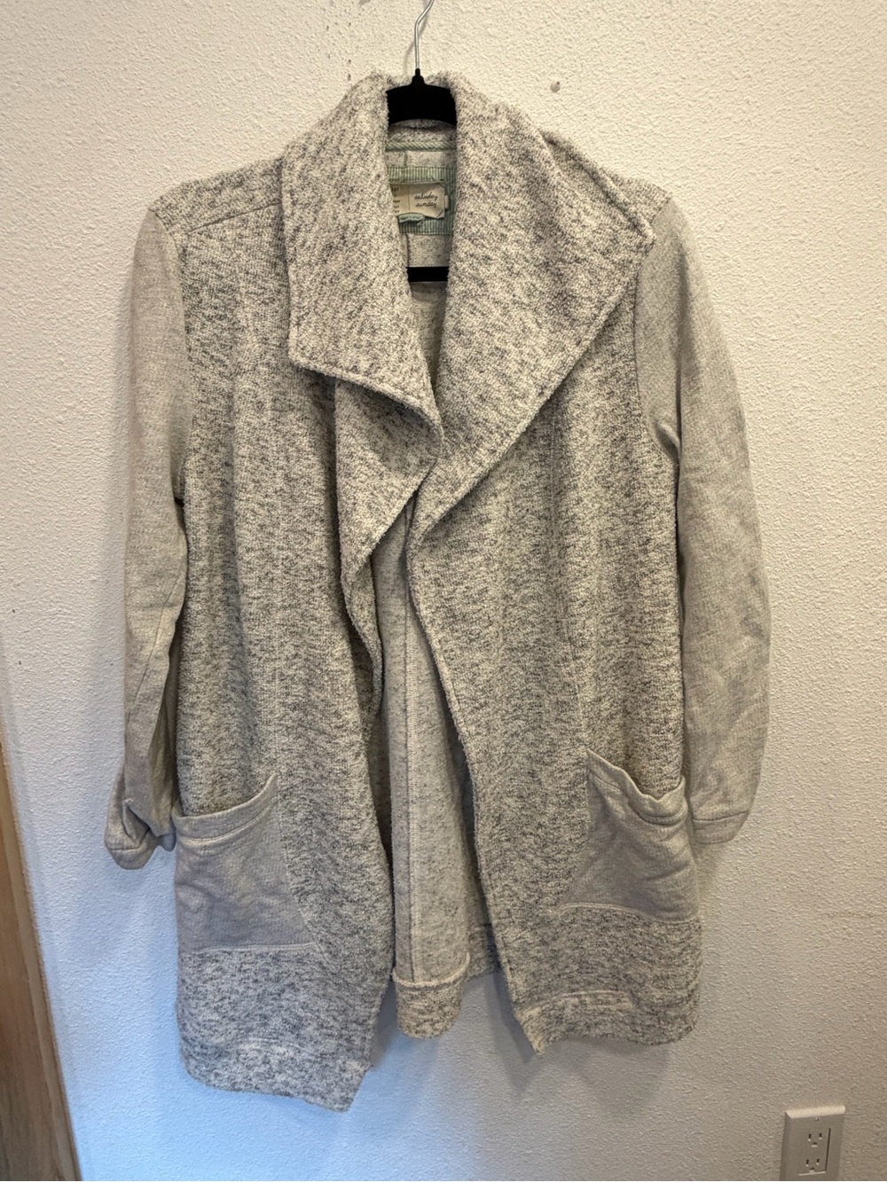 Cozy Lightweight Open Cardigan - Heather Gray